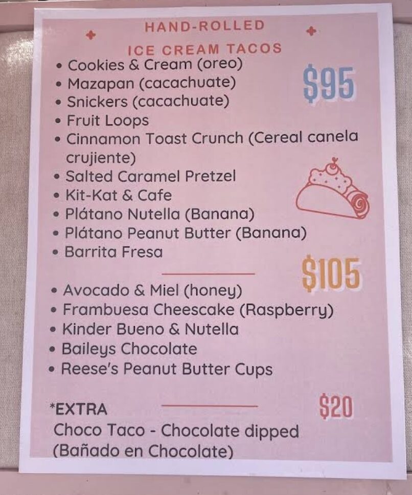 Rollado Hand-rolled ice cream sayulita mexico