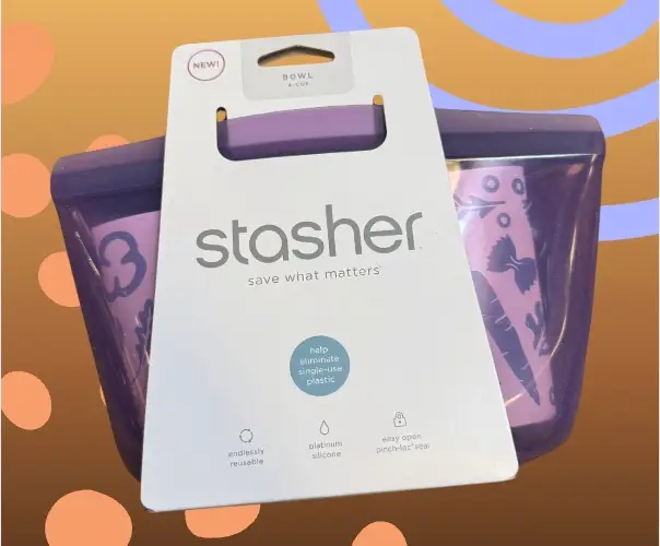 Stasher TSA-approved leakproof travel toiletry bag