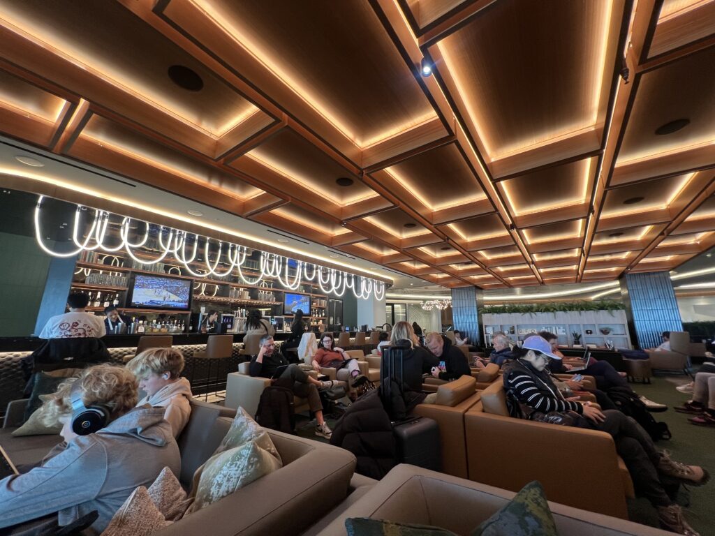 The Club SFO airport lounge