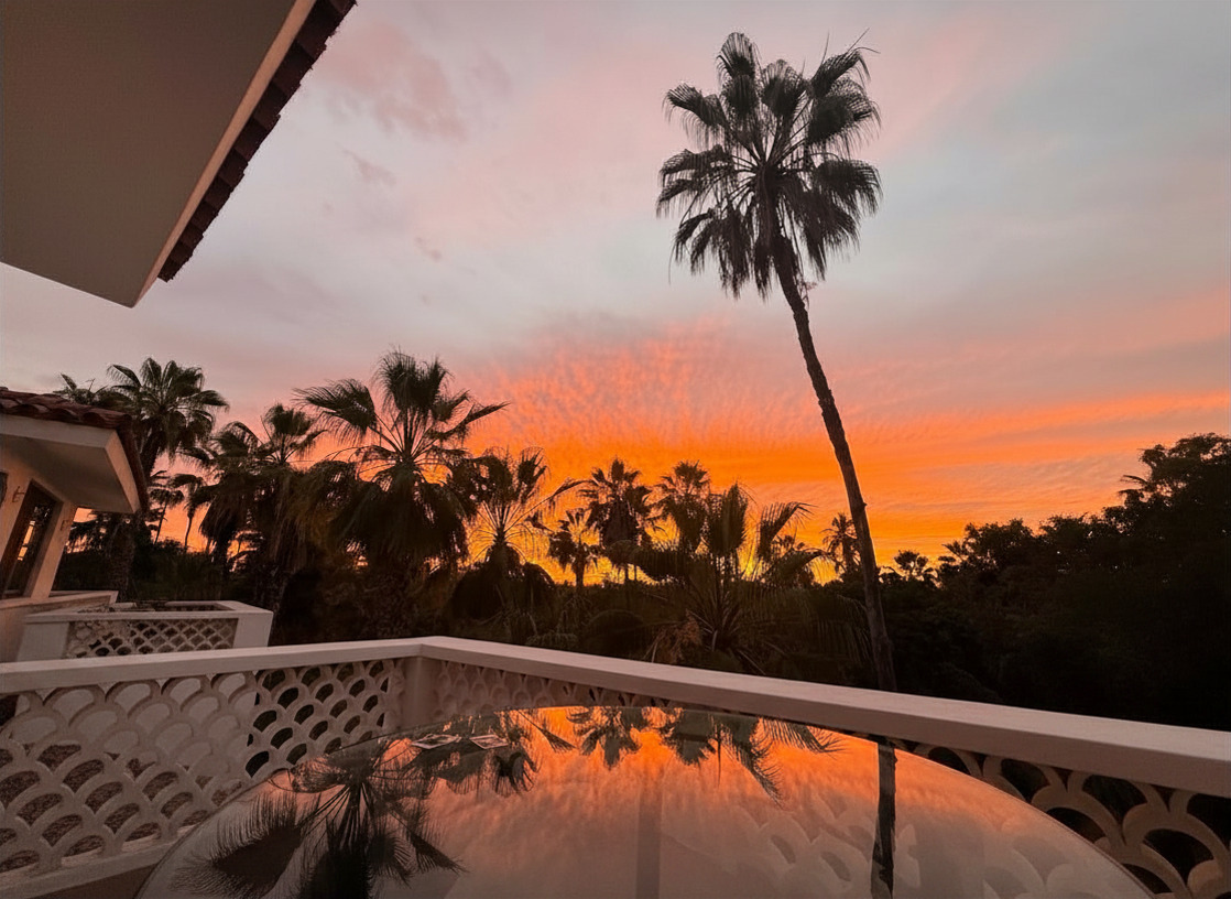 sunset hacienda-todos-santos-sunset