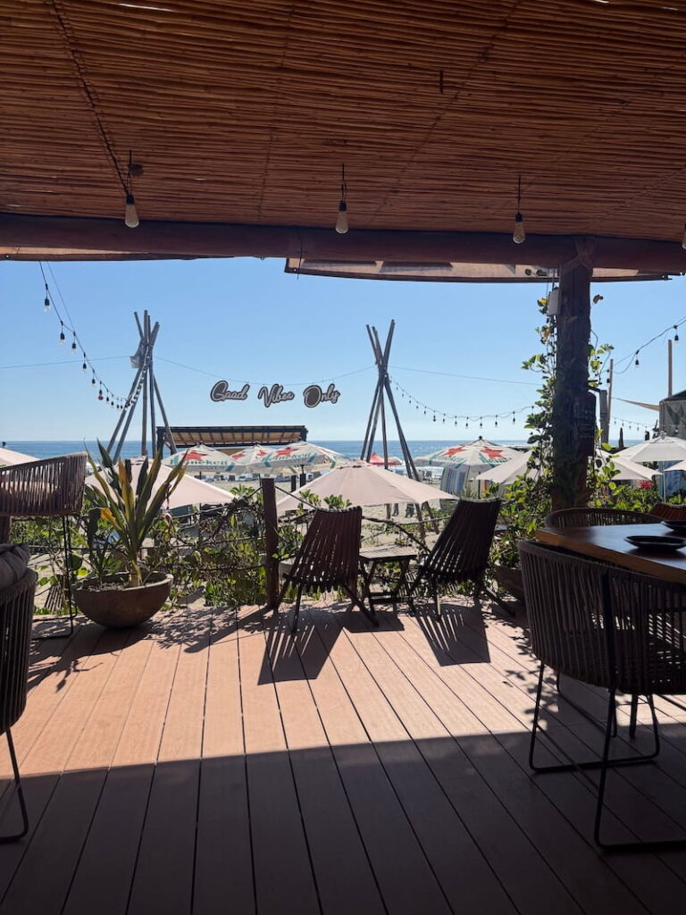 Ocean view from la tuna restaurant patio los cerritos el pescadero baja sur