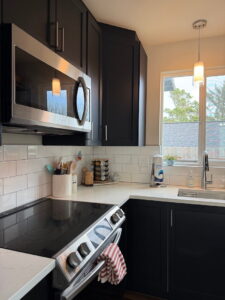 kitchen pacifc city oregon coast shipping container beach rental dog friendly