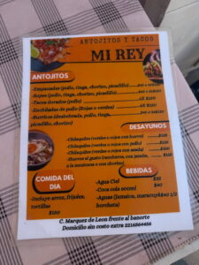 Mi Rey Taqueria Todos Santos, Baja Sur