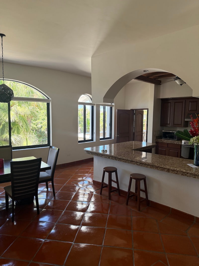 Kitchen in Suite Juan Diego hacienda todos los santos baja sur mexico