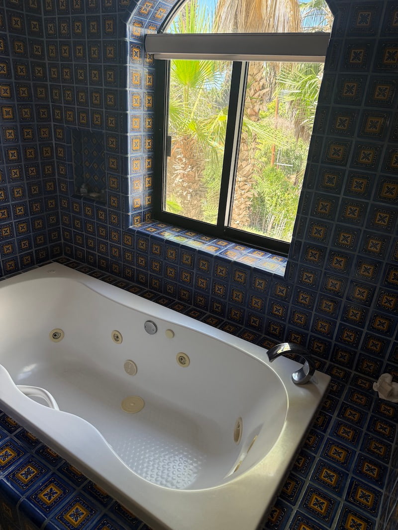 Tub in hacienda todos los santos baja sur mexico