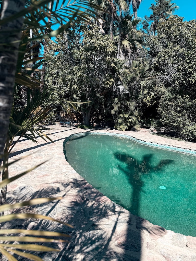 pool hacienda todos los santos baja sur mexico