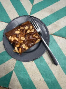 brownie Docecuarenta coffee shop in Todos Santos Baja Sur