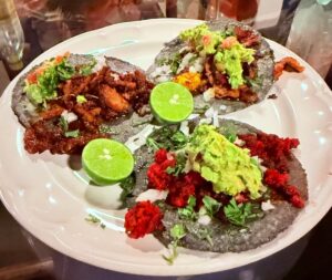tacos on a plate